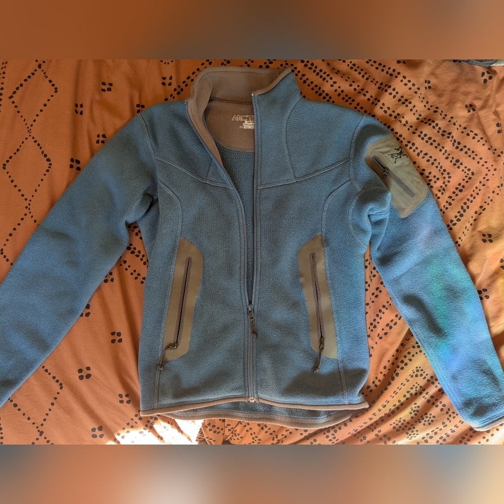 Arc'teryx Polartec Blue and Brown Women's Jacket Women's XS